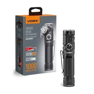 Портативний світлодіодний ліхтарик VIDEX VLF-A232R 1000Lm 5000K F00073638 фото
