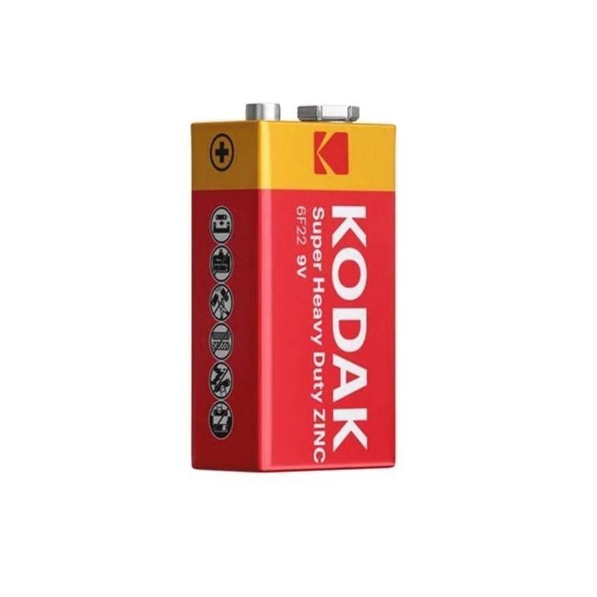 Батарейка сольова KODAK SUPER HEAVY DUTY 6F22 1 шт. блістер F00072713 фото