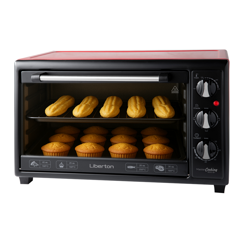 Міні-піч електрична Liberton LEO-350 червоний F00044439 фото