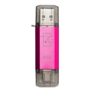 Накопичувач USB 4GB T&G Type-C 009 серія Star фуксі F00073490 фото