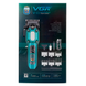 Машинка для стрижки акумуляторна (clipper) VGR V-600 GREEN, 6 насадок, регулятор висоти, LED display F00074706 фото 5