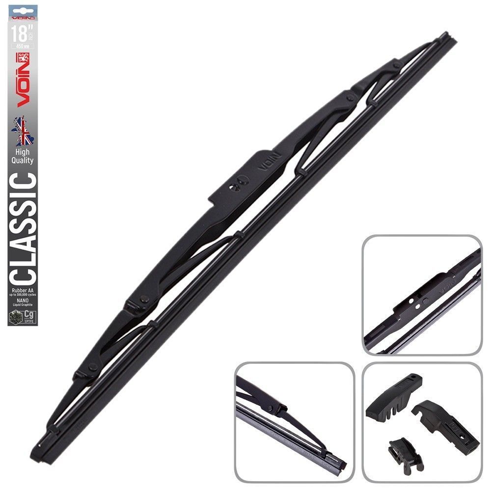 Щітки склоочисника VOIN-605-18 каркасні VOIN-18" 450 мм (TP405-SW-18") CLASSIC F00017913 фото