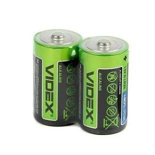 Батарейка лужна Videx LR20/D 2pcs BLISTER CARD F00073387 фото