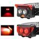 Ліхтар налобний 2029-2XPE(RED), 1 РЕЖИМ, 3хААА, пластик F00073815 фото