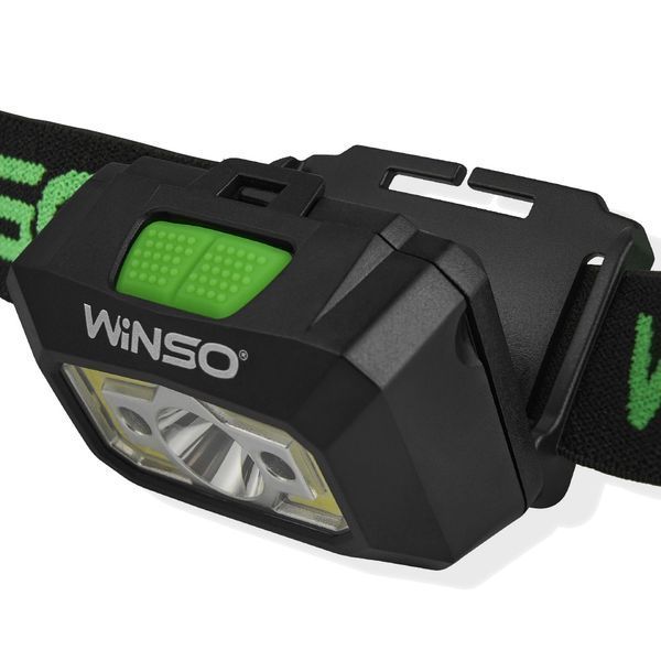 Ліхтар налобний WINSO 150Lm, 3W XPE+ COB, 1200mAh, Sensor White/Red (40шт.) F00076214 фото