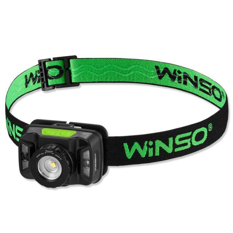 Ліхтар налобний WINSO 220Lm, 5W CREE XTE , 1800mAh, Zoom, Sensor White/Red (40шт.) F00076216 фото