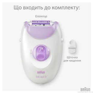 Епілятор BRAUN SE 3-000 F00070033 фото