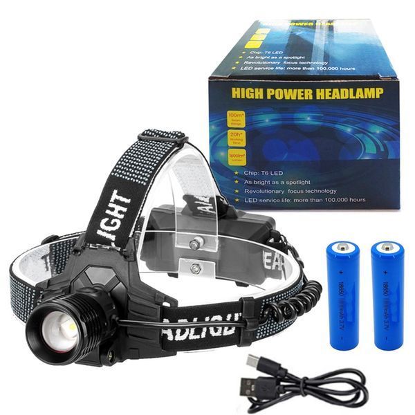 Ліхтар налобний WH-0188-XPE+SMD(White+Red), Motion Sensor, Li-Ion акумулятор, ЗП Type-C F00074701 фото