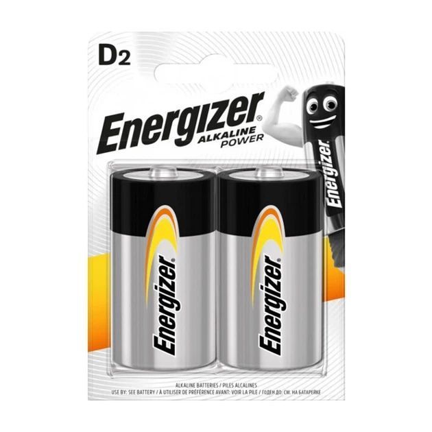 Батарейка лужна Energizer D Alk Power упаковка 2 шт. F00067778 фото