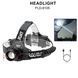 Ліхтар налобний WH-0188-XPE+SMD(White+Red), Motion Sensor, Li-Ion акумулятор, ЗП Type-C F00074701 фото 2