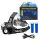 Ліхтар налобний WH-0188-XPE+SMD(White+Red), Motion Sensor, Li-Ion акумулятор, ЗП Type-C F00074701 фото 4