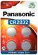 Батарейка літієва Panasonic Lithium CR2032 3V Blister 4шт F00067987 фото