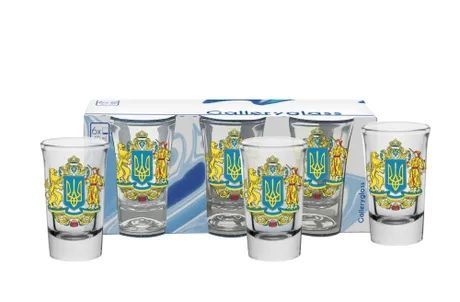 Набір стопок Cheerio "Герб України" 47мл*6шт F00074088 фото