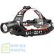 Ліхтар налобний NIGHT VISION FLUORESCENCE 8083 1 РЕЖИМ WHITE LASER LED PM10-TG+COB, 2x18650, ЗП Type-C, zoom F00074679 фото