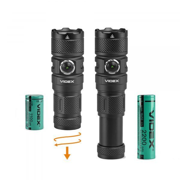 Портативний світлодіодний ліхтарик VIDEX VLF-A298 1500Lm 5000K (20шт/ящ) F00068688 фото