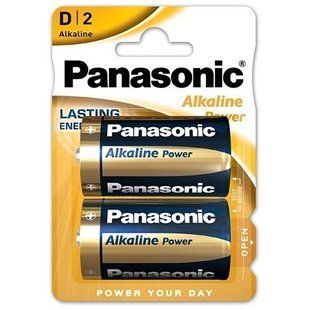 Батарейка лужна Panasonic Alkaline LR20 D UM1 Blister 2шт F00074662 фото