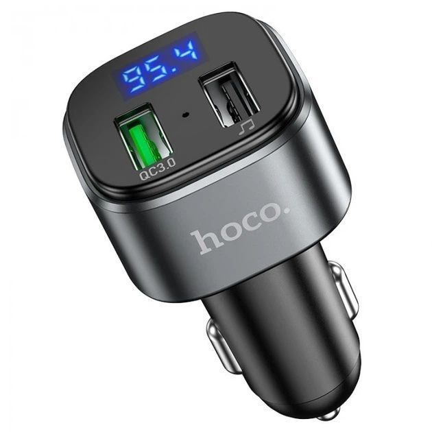 FM-модулятор HOCO E67 Fighter QC3.0 /2*USB /BTv5.0 F00072411 фото