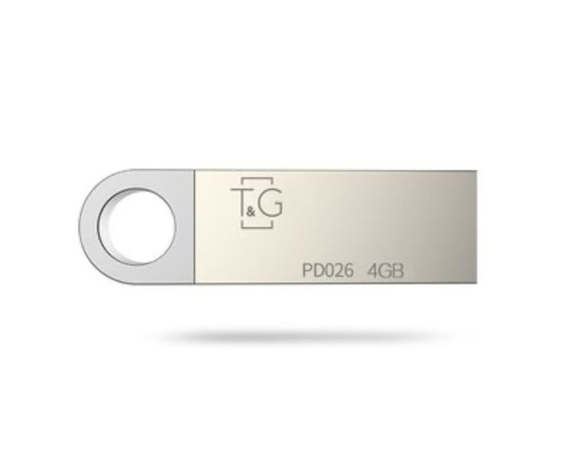 Накопичувач USB 4GB T&G металева серія 026 F00072694 фото